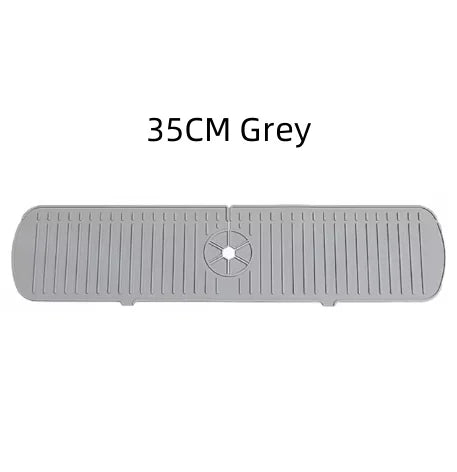 Silicone Drain Mat, Kitchen Faucet Sink Splash Guard,  Sink Draining Pad Behind Faucet,For Kitchen & Bathroom Countertop Protect